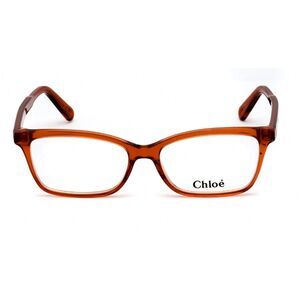 CHLOE - CE2742 Eyeglasses with Clear Lens - Brick